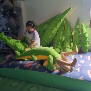 đồ chơi Gấu Bông Cá Sấu  Siêu Mềm 110cm | Ôm Ngủ Cực Đã Nhìn Là Muốn “Bế Về Nuôi” 🐊💚
