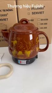 Âm sắc thuốc bằng điện Siêu thuốc bằng điện tự động 3.2 lít Fujijshi từ GỐM SỨ BÁT TRÀNG.