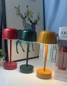 Lampu Meja Hias Touch LED Desk Lamp Table Lamp Rechargeable