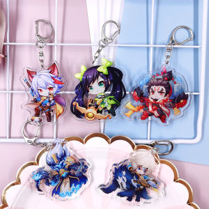New December Mobilelegend Bookbag Keychain Auxiliary Donghua Taiyi Mingshi Bigio Cute Cartoon Acrylic Keychain for All Ages