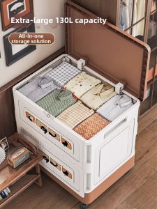XUNHUAI | Large Capacity Flip Top Foldable Organization Box