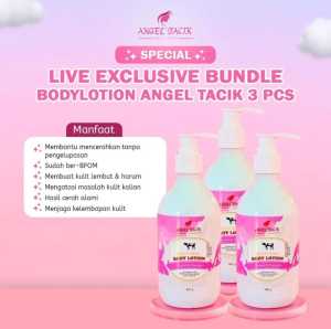 Body lation Pemutih Angel Tacik 250Ml original produk
