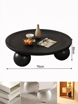 ZHUOHE | Round Modern Minimalist Small Apartment Tea Table