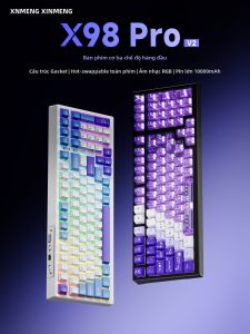 XINMENG | Tri-Mode Wireless Customizable RGB Mechanical Keyboard