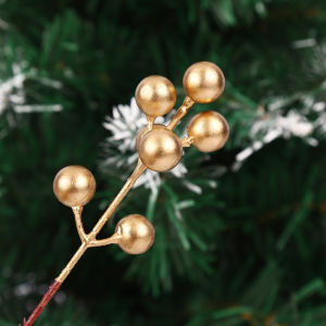 5/10Pcs Christmas Decoration White Snowflake Berry Ornaments for Home Room Decor New Year Navidad Gifts 2025 Garland Accessories