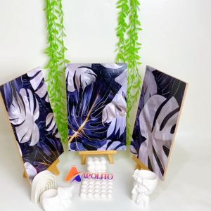 HIASAN DINDING DAUN ABSTRAK MINIMALIS (20X30CM) KAMAR DEKORASI DINDING WALL DECOR PAJANGAN DINDING