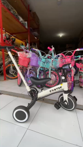 Push Bike EXOTIC ET 714 Balance Bike Keseimbangan Plus Dorongan Stir