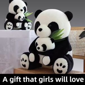 HUPINXIAN | Cute Mother and Baby Panda Plush Toy