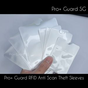 [SG] 1/5/10pcs RFID Blocking Sleeves Anti Theft Scan Credit Card NRIC Passport Protector NFC Shield Cover for Travel Wallet Pouch Bag