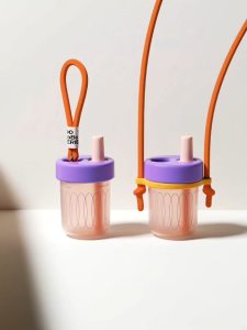 CHAKO LAB 450ml Bobo Straw Cup Round