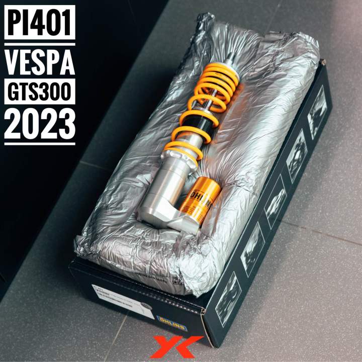 โช๊ค Ohlins รุ่น Vespa GTS300 2023-2024 (PI401) ความสูง279mm ของแท้100%