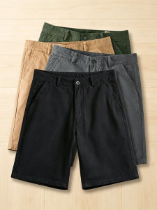 LIIEN NOOS | Casual Workwear Shorts Multiple Pockets Loose Fitting