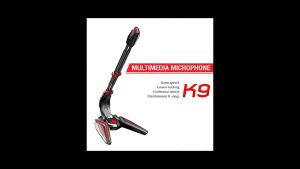 OKER K9 MULTIMEDIA MICROPHONE ไมโครโฟน รูปทรงล้ำสมัย ไมค์ตั้งโต๊ะ ไมค์คอมพิวเตอร์ ไมค์ร้องเพลง ไมค์อัดเสียง ไมค์ไลฟ์สด ไมค์ #D