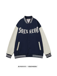 Retro American High Street Hip Hop Loose Baseball Jacket Men Women Spring Autumn Couple Flight Jacket Street Style Long Sleeve