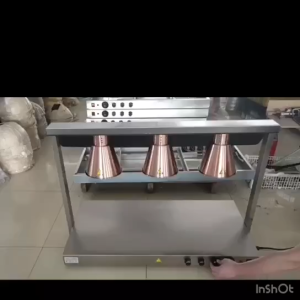 XINHONG Buffet Food Heating Lamp Commercial Restaurant Food Heating Lamp Stainless Steel Thermal Lamp Lighting Lampu