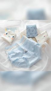 (ST22) Loại 1(CTG03) từ 30-60kgQuần Chíp Bé Gái Quần Lót Bé Gái Mẫu Thỏ Xanh  Kháng Khuẩn 100% Cotton