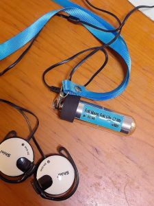 Goddess Attracting MP3 Earphone Pendant Cosplay Prop Summoner Cufflink Sleeve Bracelet Fish Run Brand Anime Gaming Item