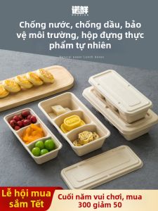 NUOXIAN | Hộp Cơm Bán Một Lần Nhiều ngăn Cho Dã Ngoại Mùa Xuân