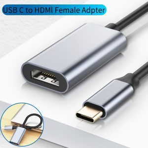 USB Type C to HDMI-compatible Cable USB C to HDMI Converter 4K USB 3.1 HDTV Cable Adapter for MacBook Chromebook Samsung Xiaomi