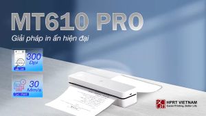 Máy In Di Động HPRT MT610 Pro In nhiệt Bluetooth 5.0 Pin 2000 mAh
