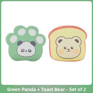 Magic Cat Claw Glass Mirror Surface Cleaner Sponge Household Bathroom Mirror Sponge Scrubber Dirt Removal Face Cleaning Tool