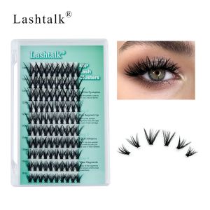 Lashtalk 1 Box Clearance Deals DIY 40P D Curl Lash Clusters Eyelash Extension 10 Lines 8-16mm From Nagaraku Dovetail Segmented Lashes Volume Natural Lighter Bundles Makeup Tools Clearance Deals