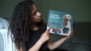 [SG] Slow Feeder Dog Bowl Anti Gulping Healthy Eating Interactive Stop Fun Alternative Non Slip Dog Slow Food Feeding