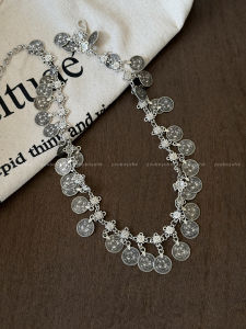 Bohemian Style Turquoise Butterfly Waist Chain Accessory Womens Vintage High-End Feeling with Sweater Waist Belt