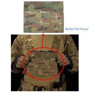 MK4 Chest Rig Micro Fight MOLLE Full Flap For Tactical Vest 500d Nylon Front Molle Panel Hanging Panel for MK3 MK4 Plate