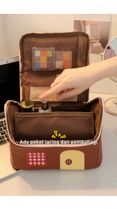 Large capacity portable waterproof women cosmetic bag A309
