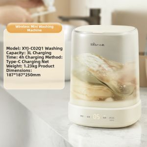 Bear | Small Portable Innerwear and Socks Washer Machine