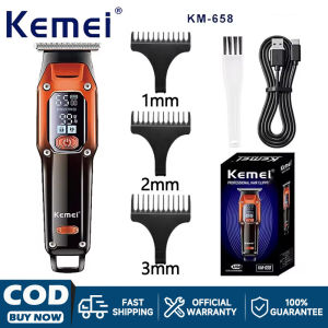 Kemei Professional Barber Trimmer LED Display Charging Mini Trimmer KM-658