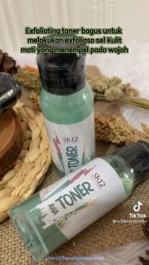 TERBARU TONER BHA SR12 / TONER BERUNTUS DAN JERAWAT / TONER EKSFOLIASI / BHA 15%