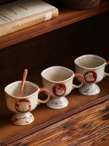 Cốc Cà Phê Bằng Gốm Sứ Hình Mèo Dễ Thương Cốc Trà Cốc Thủy Tinh Cốc Thủy Tinh Tráng Men Dưới Hình Mèo Hoạt Hình Cốc Cà Phê