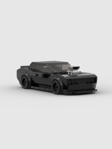 Creative Domestic MOC Dodge Challenger Charger Hellcat 8 Grid Speed Super Racing Car Blocks Male Model Toy from China