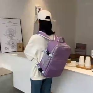 Mon Mon M’sia ready stock waterproof backpack with independent shoe bag mummy bag travel bag
