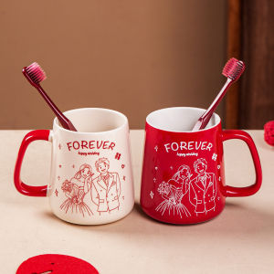 BOJINGLIPIN | Wedding Couple Set Toothbrush Cup