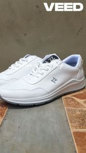 Naz Footwear Elgin Fullwhite-Sepatu Sneakers Putih Pria Casual Sport Kets Running