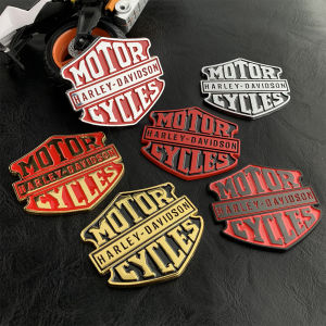 Nhãn Dán Harley Logo Bình Nhiên Liệu Bên 3D Hợp Kim Kẽm Cực Ngầu Cho Xe Máy Miếng Dán Trang Trí Dành Cho Harley FORTY EIGHT/Cậu Bé Mập SPECIAL/ 1200T/STREET ROD/XR 1200
