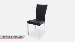 Kursi Makan Dining Chair Kursi Restoran - Seahorse DIVINE Stainless Minimalis Ergonomis