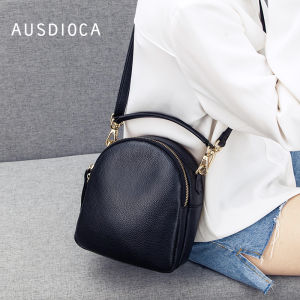 AUSDIOCA | Genuine Leather Bucket Bag