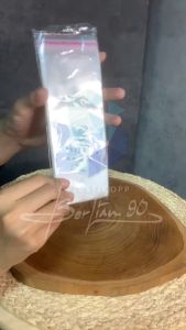 Plastik Display Tebal 6x12 cm 40 Mic Isi 100 Lembar - Plastik Gantung untuk Kemasan Aksesoris & Snack