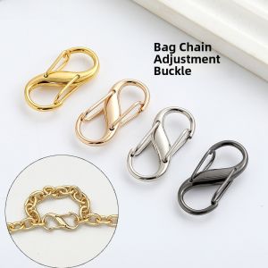 S-Shaped Adjustable Buckle DIY8 Word Crossbody Bag Accessories Spring Clip Chain Length Adjustment Fashionable Bag Parts