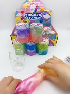 Slime Nấm An Toàn Dải Ngân Hà Galaxy Slam Mây Cực Đẹp 200ml Đồ Chơi Cho Bé Squishy