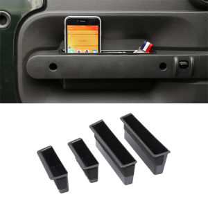 Khay Đựng Đồ Bên Hông Cửa Xe Jeep Wrangler JK Chất Liệu ABS Nhẹ Màu Đen Phụ Kiện Nội Thất Cho Xe 2/4 Cửa Năm 2007-2010