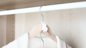 Malaysia Stock Clothes Hanger Connector Buckle Hooks Cascading Plastic Wardrobe Coat Organizer Rack Holder Space Saving