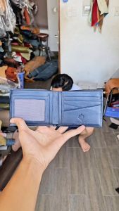Ví da nam cao cấp màu đen thương hiệu Longdo Leather - Bảo hành 5 năm - B11