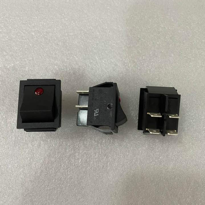 Saklar Rocker switch 4 pin BESAR SOKEN 16A titik merah saklar 4 kaki ...