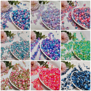 Hạt Ngọc Trai ABS Hình Cá Mập Xám Có Lỗ Màu Sắc Chuyển Đổi Tự Làm Vòng Cổ Túi Xách Vật Liệu Hạt Rời Mùa Xuân 2022