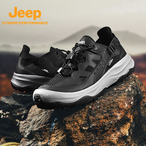 Jeep | Jeep Outdoor Wading Shoes Anti-slip Waterproof Breathable Quick-drying Mesh Sports Shoes For Men Lightweight Shock Absorption